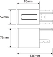 Pragmalux Skyline eindkap wit met easy air sensor module-2