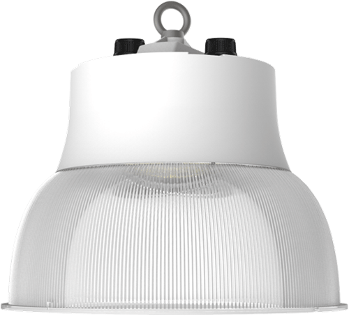 Pragmalux LED Lowbay Copa G2 30-100W 3500-13500lm 3000-4000K 2-CCT 1-10V dimbaar Wit RAL9016 - Excl. Kap