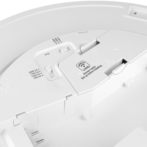 Pragmalux LED Plafonnière / Wandarmatuur Lumio-M Wit Ø335 IP65 IK10 7,5-19W 850-2400lm 2700K-3000K-4000K 3-CCT UGR<19 + HF (5.8 GHz) bewegingssensor-7