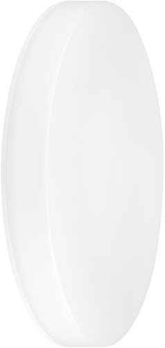 Pragmalux LED Plafonnière / Wandarmatuur Lumio-M Wit Ø335 IP65 IK10 7,5-19W 850-2400lm 2700K-3000K-4000K 3-CCT UGR<19 + HF (5.8 GHz) bewegingssensor & noodmodule 3uur autotest-1