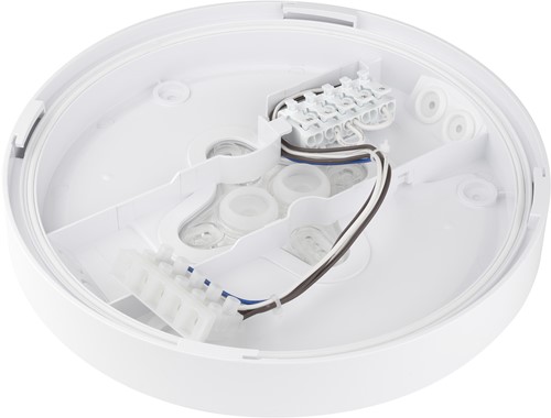 Pragmalux LED Plafonnière / Wandarmatuur Lumio-L Wit Ø400 IP65 IK10 12-31,5W 1375-4000lm 2700K-3000K-4000K 3-CCT UGR<19 Fase dimbaar + noodmodule 3uur autotest-6