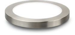 Pragmalux LED Downlight Luna G2 IP44 brush nickel frame Ø290 Buitenmaat