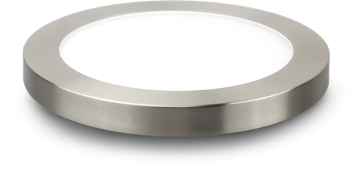 Pragmalux LED Downlight Luna G2 IP44 brush nickel frame Ø165 Buitenmaat