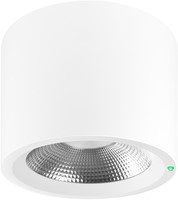 Pragmalux LED Downlight Mondial IP54 facet wit opbouw 6-19,5W 725-2450lm 3000K-4000K 3-CCT CRI>90 UGR<19 60D Ø180x140(H) Buitenmaat +Philips driver & Noodmodule 1uur autotest-1