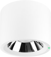 Pragmalux LED Downlight Mondial IP54 hoogglans wit opbouw 6-19,5W 725-2450lm 3000K-4000K 3-CCT CRI>90 UGR<19 60D Ø180x140(H) Buitenmaat +Philips driver & Noodmodule 1uur autotest-1