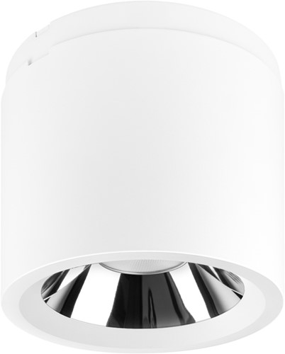 Pragmalux LED Downlight Mondial IP54 opbouwframe Aluminium Ø180x140(H) Wit-2