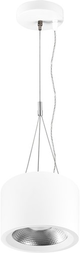 Pragmalux LED Downlight Mondial IP54 accessoire driepuntspendelset Ø120x25mm 2m wit-4