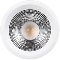 Pragmalux LED Downlight Mondial IP54 facet wit 3-fase track 13,5-25,5W 1700-3200lm 3000K-3500K-4000K 3-CCT CRI>90 UGR<19 60D Ø230x150(H) Buitenmaat +Philips driver-2