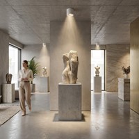 Pragmalux LED Downlight Mondial IP54 facet wit opbouw 13,5-25,5W 1700-3200lm 3000K-4000K 3-CCT CRI>90 UGR<19 60D Ø230x150(H) Buitenmaat +Philips driver & Noodmodule 1uur autotest-6