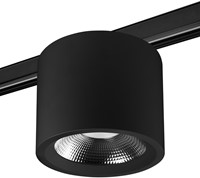 Pragmalux LED Downlight Mondial IP54 facet zwart 3-fase track 6-19,5W 725-2450lm 3000K-3500K-4000K 3-CCT CRI>90 UGR<19 60D Ø180x140(H) Buitenmaat +Philips driver