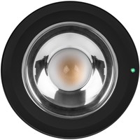 Pragmalux LED Downlight Mondial IP54 hoogglans zwart opbouw 6-19,5W 725-2450lm 3000K-4000K 3-CCT CRI>90 UGR<19 60D Ø180x140(H) Buitenmaat +Philips driver & Noodmodule 1uur autotest-2