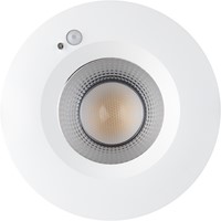 Pragmalux LED Downlight Mondial PIR IP54 facet wit 13-18W 1400-2100lm 3-CCT UGR<19 60D BØ176 - GØ150-160 +LED Driver-1
