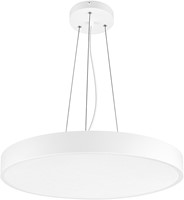 Pragmalux LED Opbouw-/pendelarmatuur Moon IP44 Ø320mm Prisma direct/indirect 14-28W 1650-3480lm 3CCT 3000-3500-4000K CRI90 Wit - DALI-2