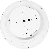 Pragmalux LED Opbouw-/pendelarmatuur Moon IP44 Ø320mm Prisma direct/indirect 14-28W 1650-3480lm 3CCT 3000-3500-4000K CRI90 Zwart - DALI-4