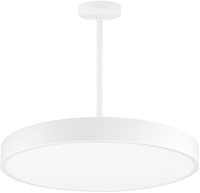 Pragmalux LED Opbouw-/pendelarmatuur Moon IP44 Ø450mm Opaal direct/indirect 28-42W 3300-5250lm 3CCT 3000-3500-4000K CRI90 Wit - DALI-2