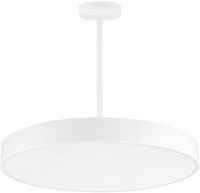 Pragmalux LED Opbouw-/pendelarmatuur Moon IP44 Ø320mm Prisma direct/indirect 14-28W 1650-3480lm 3CCT 3000-3500-4000K CRI90 Wit - DALI-3