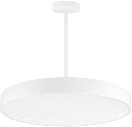 Pragmalux LED Opbouw-/pendelarmatuur Moon IP44 Ø1200mm Prisma direct/indirect max.160W 18950-20100lm 3CCT 3000-3500-4000K CRI90 Wit - DALI NFC-3