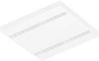 Pragmalux LED Opbouwarmatuur Optic witte reflector 60x60cm 36W 4350-4750lm 3000K-3500K-4000K 3CCT CRI>90 UGR<16 wit RAL9003 + Philips DALI driver-1