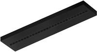 Pragmalux LED Opbouwarmatuur Optic zwarte reflector 30x120cm 36W 4050-4400lm 3000K-3500K-4000K 3CCT CRI>90 UGR<16 zwart RAL9005 + Philips DALI driver-1