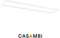 Pragmalux LED Frame Paneel Conto 30x120cm 40W 3CCT 3000K-3500K-4000K 4600-5000lm wit +TCI Casambi Driver (2x28W)
