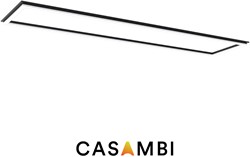 Pragmalux LED Frame Paneel Conto 30x120cm 40W 3CCT 3000K-3500K-4000K 4600-5000lm zwart +TCI Casambi Driver (2x28W)