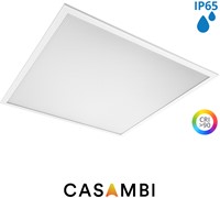 Pragmalux LED Paneel 60x60cm Sigma G2 IP65 CRI>90 37W 3000K-4000K 2-CCT 4950-5000lm UGR<19 +TCI Casambi Driver (4x14W/4x18W)