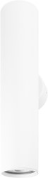 Pragmalux wandarmatuur Pareto 54 Rond up/down Ø54x254mm wit RAL9003 - incl. GU10 fitting