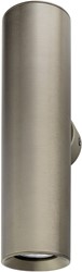 Pragmalux wandarmatuur Pareto 66 Rond up/down Ø66x254mm bronze RAL7048 - incl. GU10 fitting