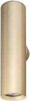Pragmalux wandarmatuur Pareto 66 Rond up/down Ø66x254mm messing RAL1001 - incl. GU10 fitting