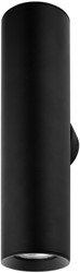 Pragmalux wandarmatuur Pareto 66 Rond up/down Ø66x254mm zwart RAL9004 - incl. GU10 fitting