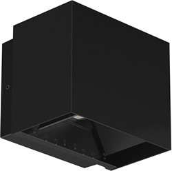 Pragmalux LED Wandarmatuur Parono IP65 Up/Down 6W 580lm 3000K instelbare lichtbundel Zwart RAL9005