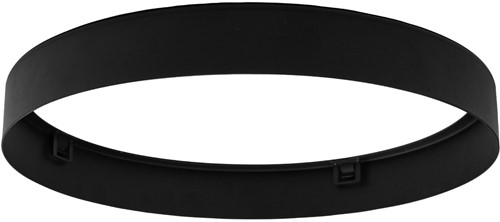 Pragmalux LED Plafonnière / Pendelarmatuur Plano-L accessoire deco ring zwart Ø460x37mm