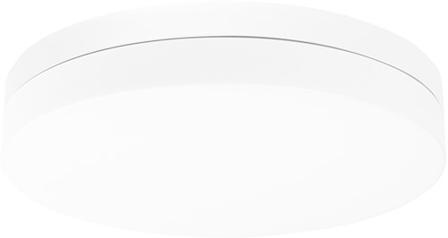 Pragmalux LED Plafonnière / Pendelarmatuur Plano-M Wit Ø360 IP54 IK07 15-30W 1600-3300lm 3000K-4000K 2-CCT + bewegingssensor-3
