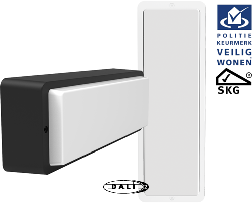 Pragmalux LED Portiek Port-M PKVW IP66 IK10 2,75-5W 295-570lm 3000K-4000K 2-CCT DALI