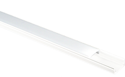 Pragmalux Aluminium Opbouwprofiel Wit 2m Breedte 17,2mm Hoogte 8mm Max. 14,4W/m