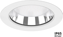 Pragmalux LED Downlight Fora IP65 Ø235 - Ø200 38W 3800-3850lm 3000K-4000K 2-CCT wit +IP65 Driver