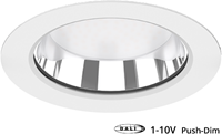 Pragmalux LED Downlight Fora IP65 Ø172 - Ø150 25-30W 2350-3250lm 3000K-4000K 2-CCT wit +Universele LED Driver (DALI2, 1-10V, Push-dim)