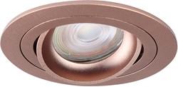 Pragmalux Inbouwspot Alpha Rond Kantelbaar  Rosé goud RAL1024 - Incl. GU10 Fitting