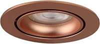 Pragmalux Inbouwspot Delta Rond Kantelbaar Koper RAL1001 - Incl. GU10 Fitting-1