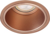 Pragmalux Inbouwspot Mido Rond  Rosé goud RAL1024 - Incl. GU10 Fitting