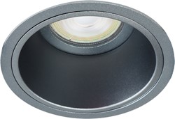 Pragmalux Inbouwspot Mido Rond Gunmetal RAL7031 - Incl. GU10 Fitting