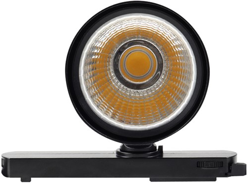 Pragmalux LED 3-Fase Railspot Punto 24W 3300lm 3000K CRI>90 38D Zwart RAL9005 DALI2-1