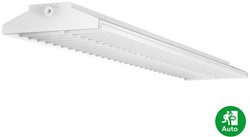 Pragmalux LED Balvast Sporthalarmatuur Sparta Eco IK08 100-150W 4000K 16000-24000lm wit RAL9003 + Noodmodule 1uur zelftest
