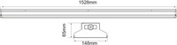 Pragmalux LED Balvast Sporthalarmatuur Sparta Eco IK08 50-80W 4000K 8000-12500lm DALI wit RAL9003 + Noodmodule 1uur zelftest-2