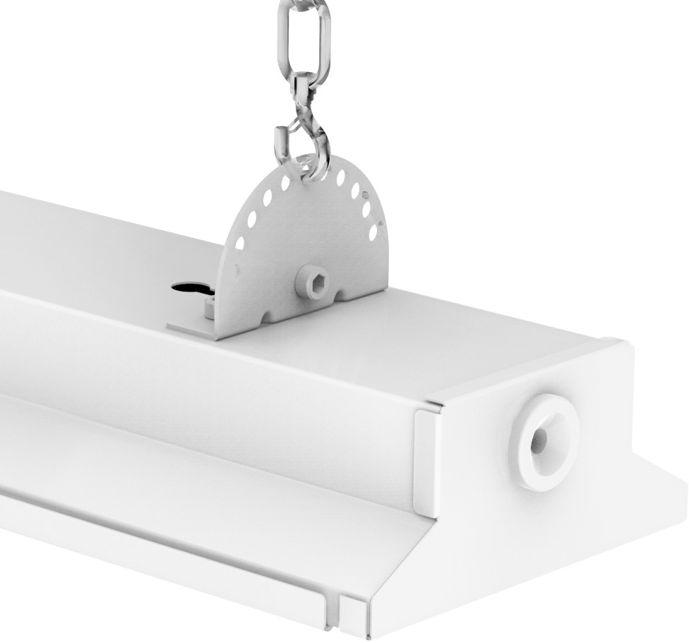 Pragmalux LED Ballfast Sports Alarm Sparta Eco IK08 50-80W 4000K 8000-12500lm hvid RAL9003