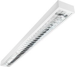 Pragmalux LED Bandrasterarmatuur 11x120cm opbouw 22W 2775lm 4000K UGR<16 Matt