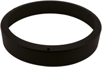 Pragmalux LED Bulkhead Venus G2 Ø300 Ring Zwart RAL9004