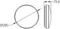 Pragmalux LED Plafonniere / Wandarmatuur Polo G3 IP64 12W 3000K-6000K 3-CCT 1000-1100lm 280 (2x18W) +Bewegingssensor-4