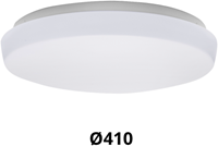 Pragmalux LED Plafonniere / Wandarmatuur Polo G3 IP64 22W 3000K-6000K 3-CCT 1950-2150lm 410 (1x32W)