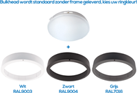 Pragmalux LED Bulkhead Venus G2 IP65 2,7W-5W 3000K-5000K 3-CCT 295-570lm Ø300 + Step-dim daglicht & bewegingssensor-2